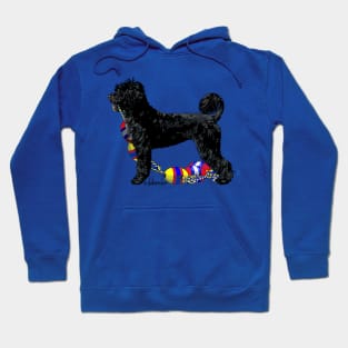 Portuguese Water Dog Retriever with Float Line Hoodie